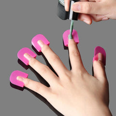 26Pcs U Curve Nail Protector Nail Polish Spill Proof Nail Art Tool