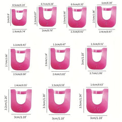 26Pcs U Curve Nail Protector Nail Polish Spill Proof Nail Art Tool