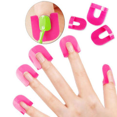 26Pcs U Curve Nail Protector Nail Polish Spill Proof Nail Art Tool