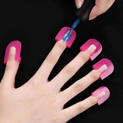 26Pcs U Curve Nail Protector Nail Polish Spill Proof Nail Art Tool