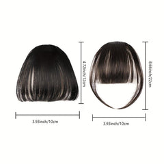 Bangs Extensions Clip In Air Bangs Synthetic False Hair Extension Hairpieces