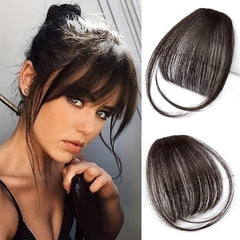 Bangs Extensions Clip In Air Bangs Synthetic False Hair Extension Hairpieces