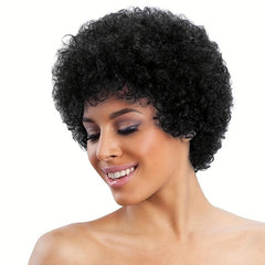 Afro Curly Wave Brazilian Human Hair Wig - Kinky Curly Wig