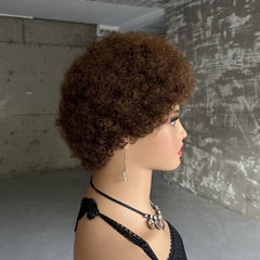 Afro Curly Wave Brazilian Human Hair Wig - Kinky Curly Wig
