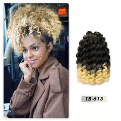 Jumpy Wand Curl Braids Extensions 20 Strands 32cm Jamaican Bounce Crochet Braid