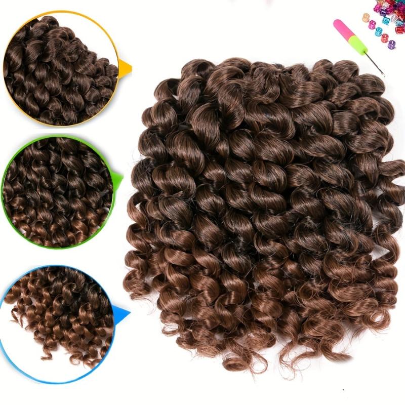 Jumpy Wand Curl Braids Extensions 20 Strands 32cm Jamaican Bounce Crochet Braid