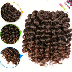 Jumpy Wand Curl Braids Extensions 20 Strands 32cm Jamaican Bounce Crochet Braid