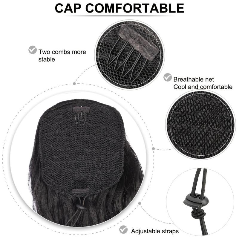 Wavy Drawstring Ponytail Extension for Women