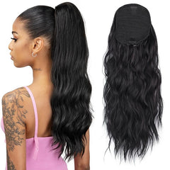 Wavy Drawstring Ponytail Extension for Women