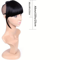 Synthetic Hair Bangs for Women Natural Looking Hair Pieces with Sideburns