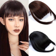 Synthetic Hair Bangs for Women Natural Looking Hair Pieces with Sideburns