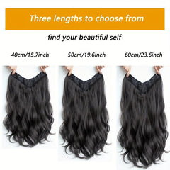 Invisible Long Wave Hair Extensions One Piece Hair Volume Booster