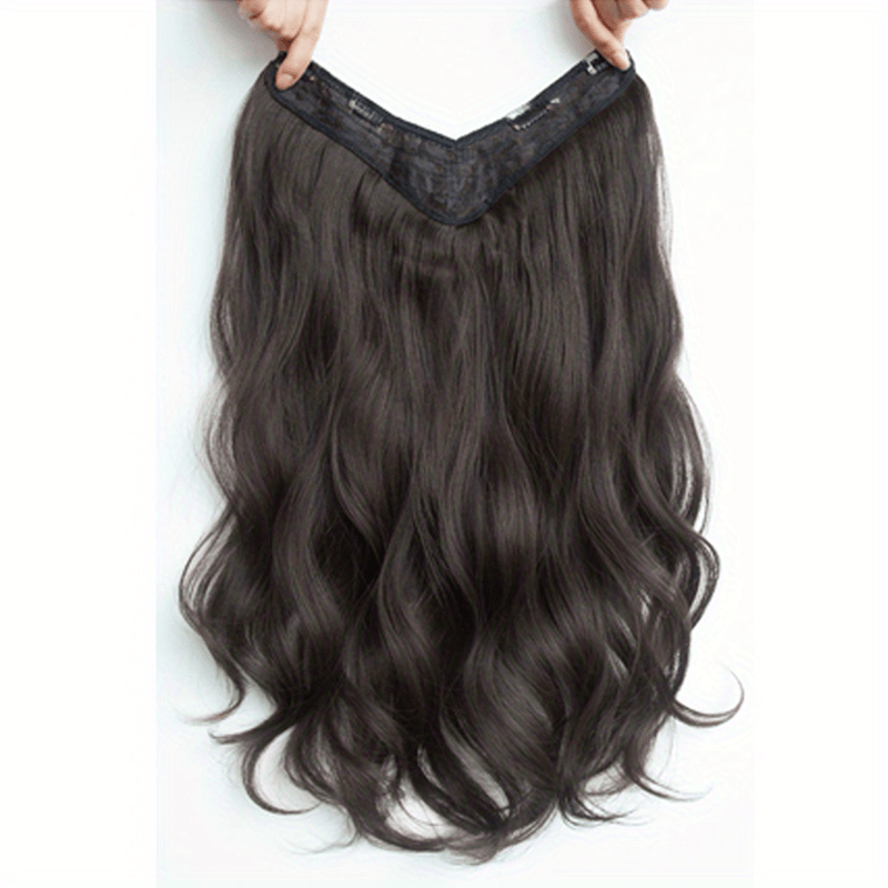 Invisible Long Wave Hair Extensions One Piece Hair Volume Booster