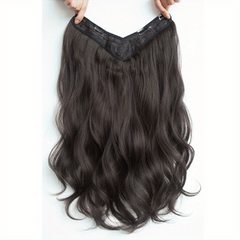 Invisible Long Wave Hair Extensions One Piece Hair Volume Booster