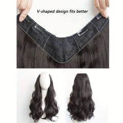 Invisible Long Wave Hair Extensions One Piece Hair Volume Booster