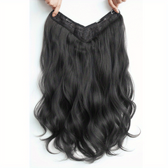 Invisible Long Wave Hair Extensions One Piece Hair Volume Booster
