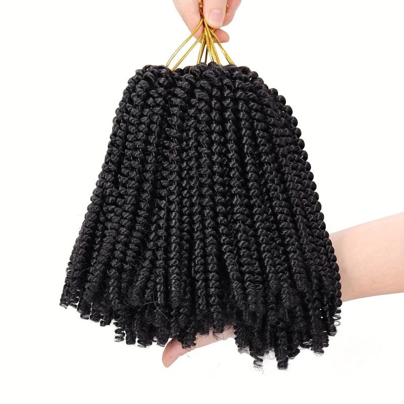 20 32cm Spring Twist Hair Extensions 1 Pack Crochet Butterfly Locs Bomb Twist