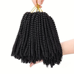 20 32cm Spring Twist Hair Extensions 1 Pack Crochet Butterfly Locs Bomb Twist