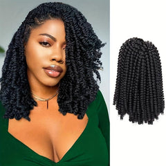 20 32cm Spring Twist Hair Extensions 1 Pack Crochet Butterfly Locs Bomb Twist