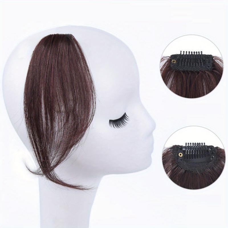 24cm Middle Part Bangs Clip In Synthetic Hair Extension