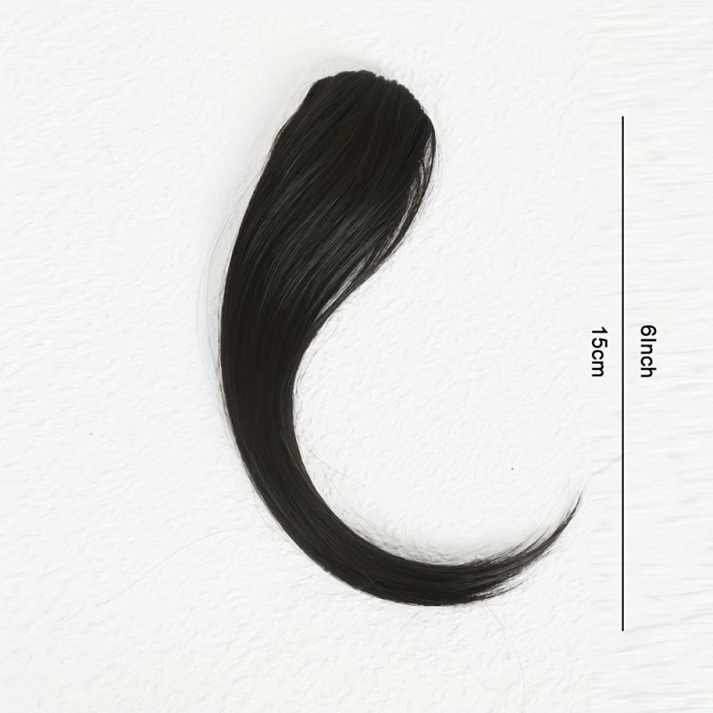 24cm Middle Part Bangs Clip In Synthetic Hair Extension