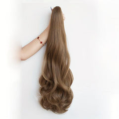 Long Wavy Claw Ponytail Hair Extensions for Daily Use