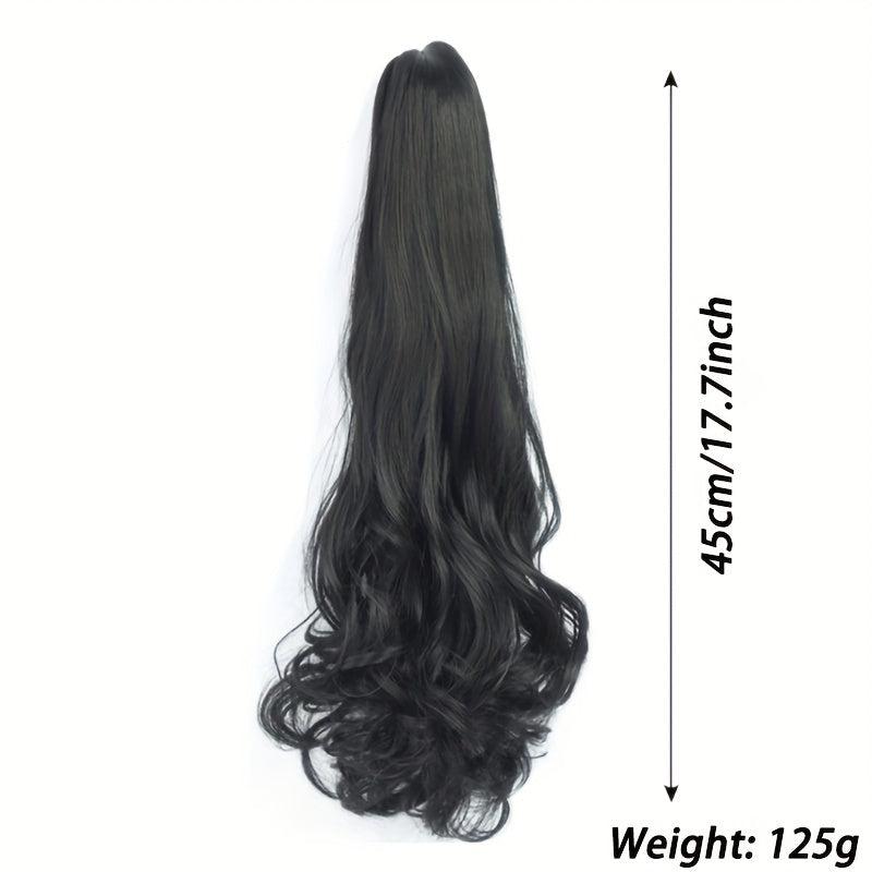 Long Wavy Claw Ponytail Hair Extensions for Daily Use