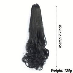 Long Wavy Claw Ponytail Hair Extensions for Daily Use