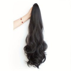 Long Wavy Claw Ponytail Hair Extensions for Daily Use