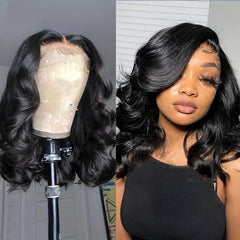 16 Inch Short Curly Shaggy Wavy Wig - Heat Resistant Synthetic Wig