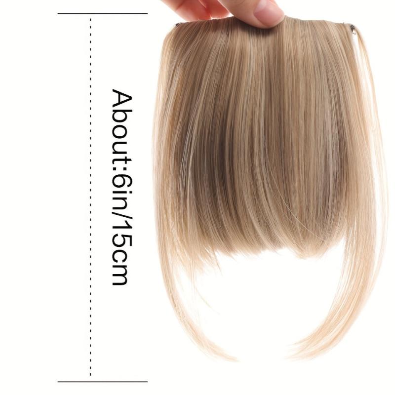 Stylish Clip In Bangs Extensions for Women Synthetic Hairpieces