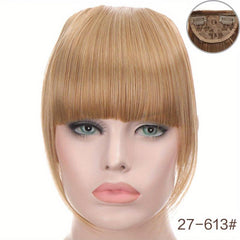 Stylish Clip In Bangs Extensions for Women Synthetic Hairpieces