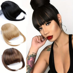 Stylish Clip In Bangs Extensions for Women Synthetic Hairpieces