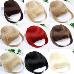 Stylish Clip In Bangs Extensions for Women Synthetic Hairpieces