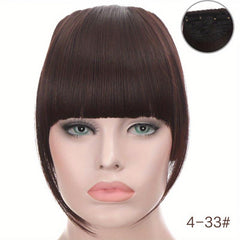 Stylish Clip In Bangs Extensions for Women Synthetic Hairpieces