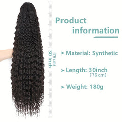 76 2 Cm Long Curly Ponytail Hair Extension