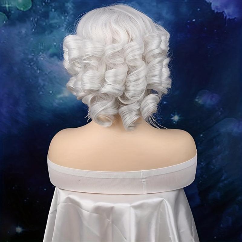 Short Big Curly Wavy Layered Wigs Side Part Curly Bob Synthetic Wig For Women