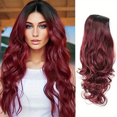 Long Wavy Synthetic Wig Natural Daily Use