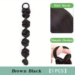 Synthetic Lantern Braiding Ponytail Hair Extensions