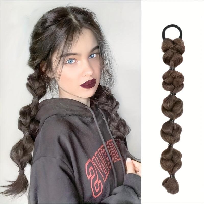 Synthetic Lantern Braiding Ponytail Hair Extensions