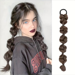 Synthetic Lantern Braiding Ponytail Hair Extensions