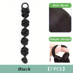 Synthetic Lantern Braiding Ponytail Hair Extensions