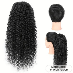 35 56 Cm Afro Puff Drawstring Ponytail Extensions Natural Looking Synthetic Hair