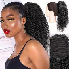 35 56 Cm Afro Puff Drawstring Ponytail Extensions Natural Looking Synthetic Hair