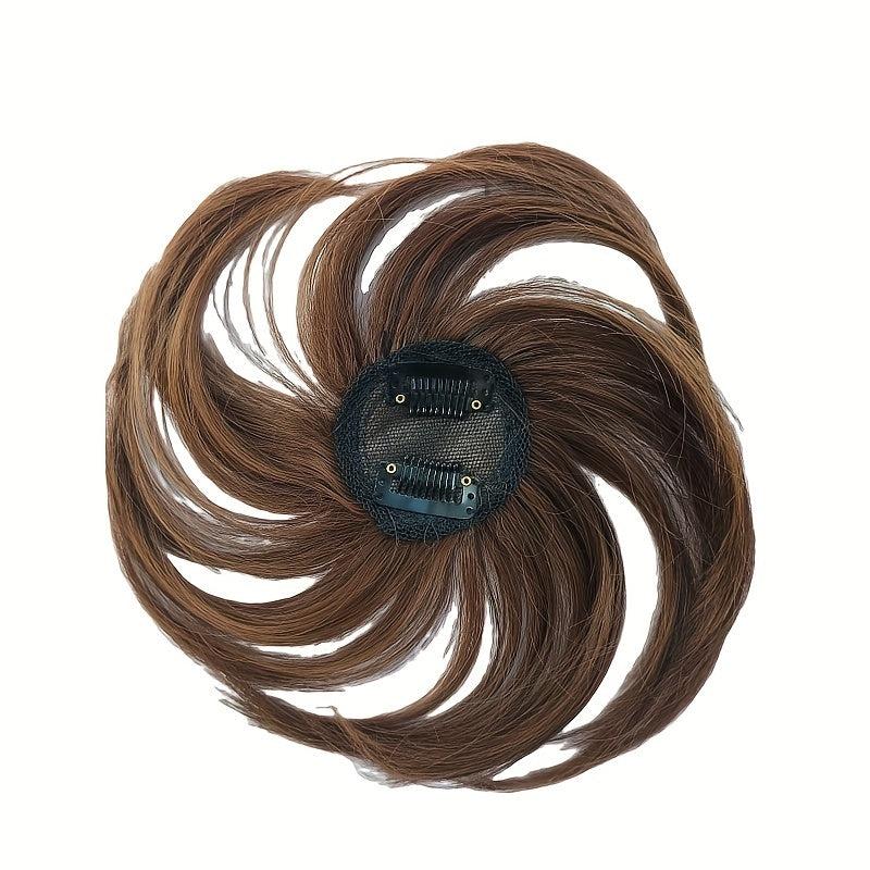 Women's Synthetic Clip In Hair Topper 360 - Seamless Hair Piece