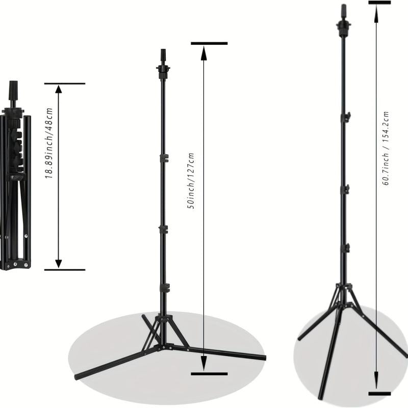 Foldable Adjustable Metal Mannequin Head Stand for Wig Training