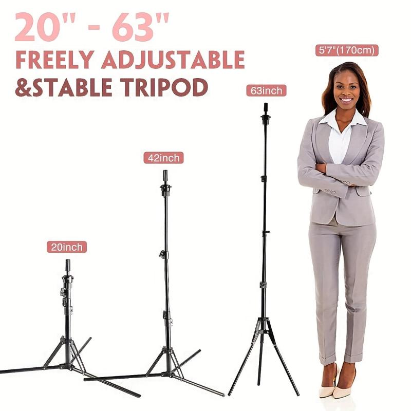 Foldable Adjustable Metal Mannequin Head Stand for Wig Training