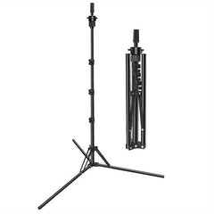 Foldable Adjustable Metal Mannequin Head Stand for Wig Training