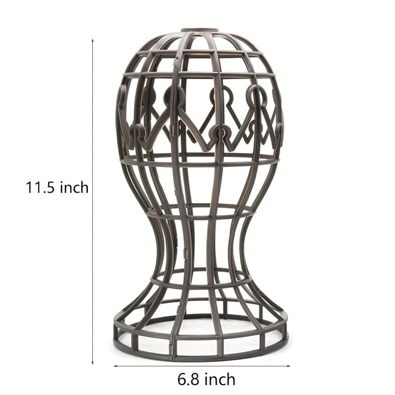 Foldable Wig Display Stand for All Hair Types - Durable and Stylish
