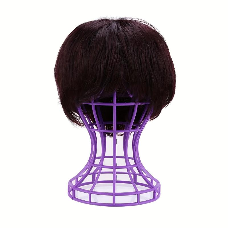 Foldable Wig Display Stand for All Hair Types - Durable and Stylish